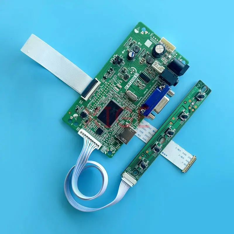 LCD Monitor Controller Driver Board Fit LP173WF4 LP173WF5 HDMI-Compatible 1920*1080 DIY Kit EDP 30-Pin Laptop Screen VGA 17.3