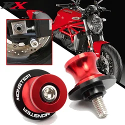 FĂŒr ducati monster 1200 monster s 1200r 6mm motorrad cnc aluminium schwingens pulen schieber stĂ€nder schrauben