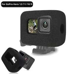 Noise Windreductie Spons Foam Voorruit Case Voor GoPro HERO 12 11 10 9 Windslayer Volledige Cover Actie Camera accessorie
