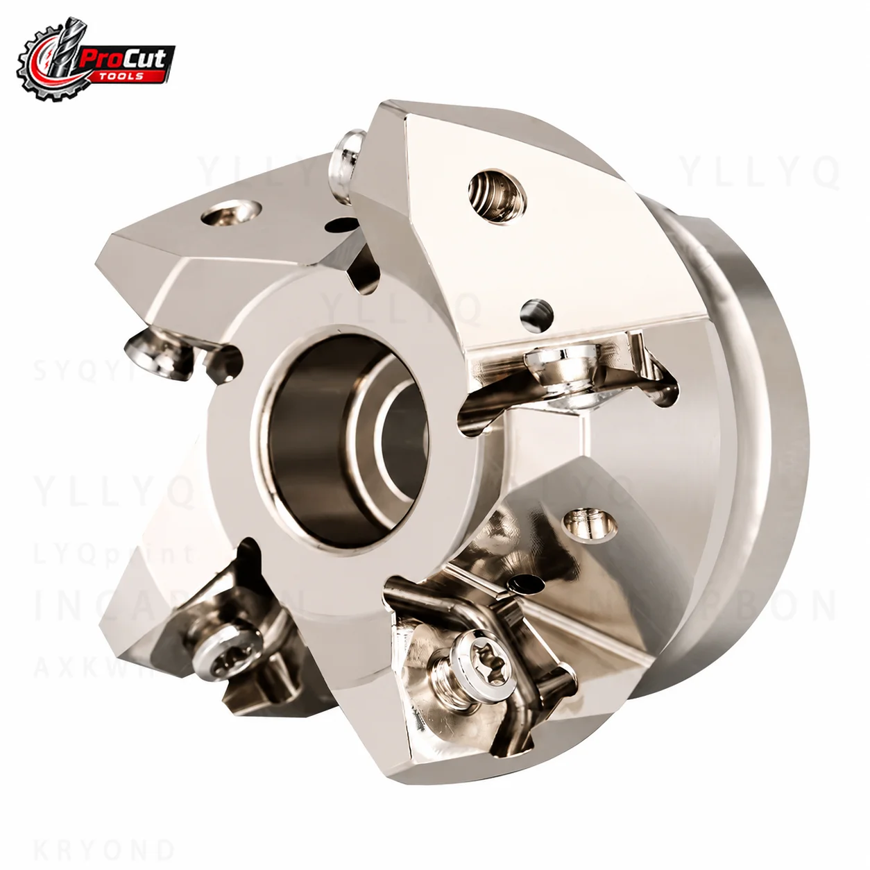MFWN900 Double-sided Hex Milling Cutter Head, Fit WNMU0806 Insert, Compatible BT NT HSK FMB CNC Tool Holder