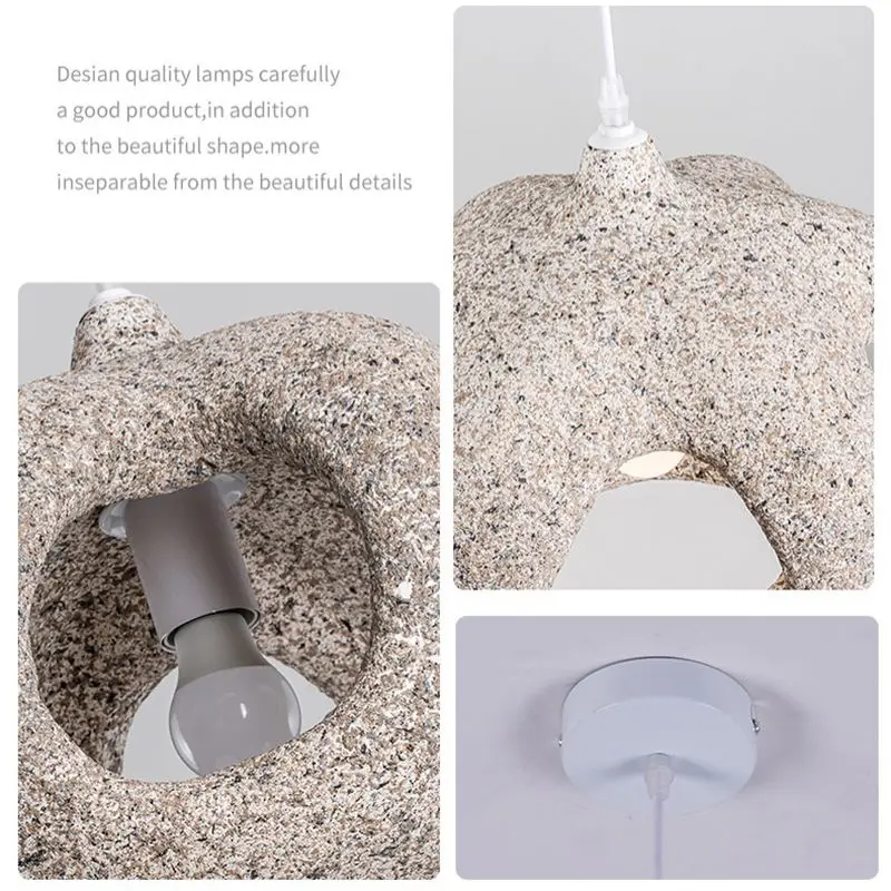 SANDYHA الشمال مصمم الثريا الإبداعية الفن قلادة ضوء LED مصباح غرفة نوم غرفة الطعام بار داخلي ديكور المنزل أنيق الحديثة #5