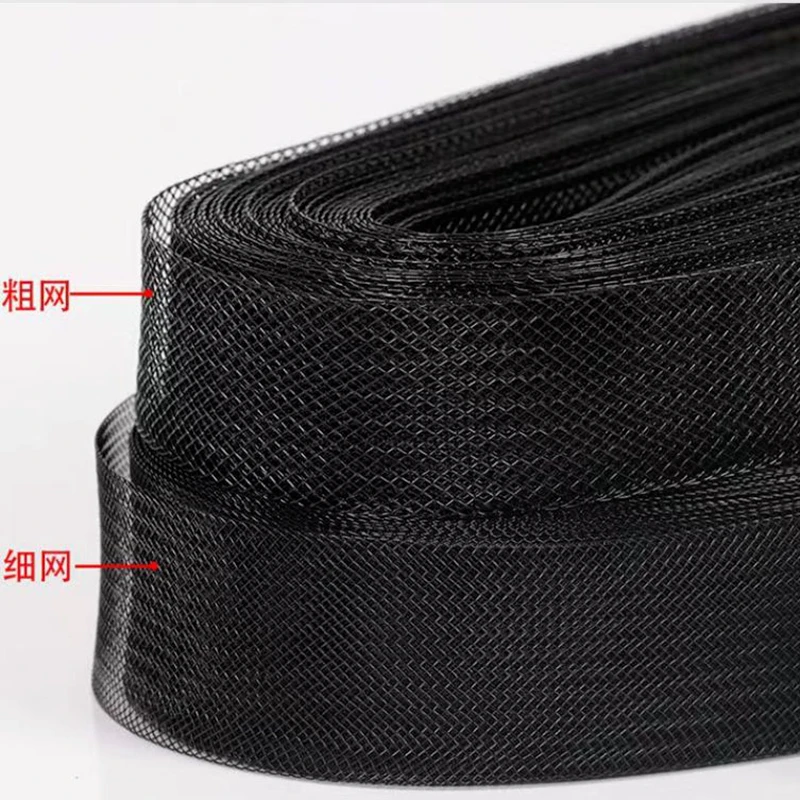 Weiche Polyester-Mesh-Band, glattes Crinolina-Flachband mit Crinolina-Stoff für Hüte/Bastelarbeiten/Kleidungszubehör – Detail 2