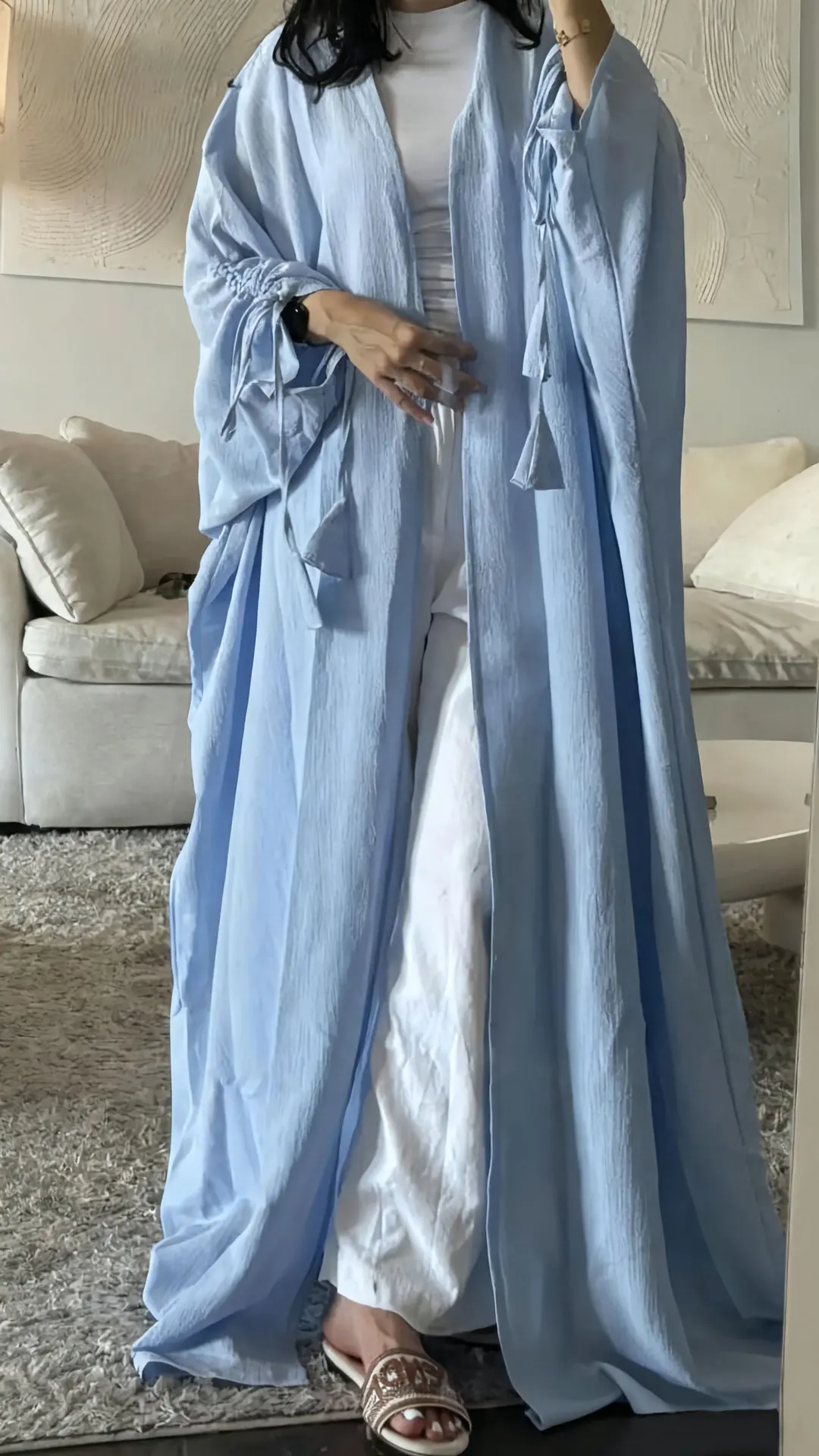 Women Dress Cardigan Robe Open Abayas Eid Muslim Modest Long Dresses Morocco Dubai Kaftan Islam Arab Ramadan Jalabiya Vestidos