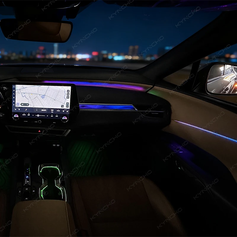 For Lexus RX AL30 2023-2025 Active LED Car Ambient Light Symphony 64 Color Smart Flowing Auto Automotive Ambient Lighting