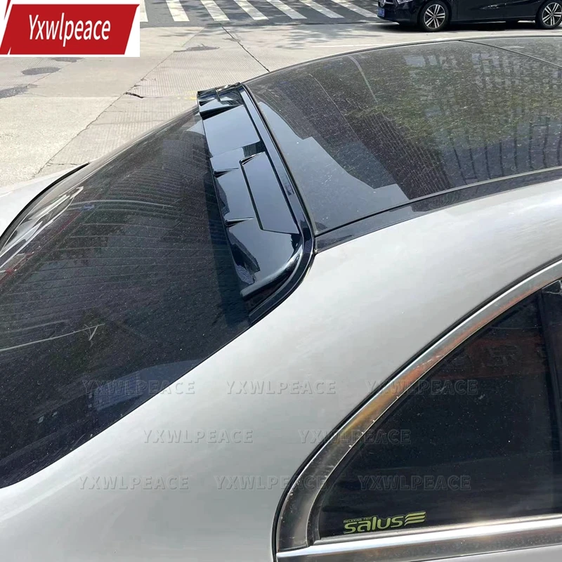 

For Benz W205 roof Spoiler 4-Door Sedan C63 C180 C200 C250 C260 2014 -2019 ABS Plastic spoiler