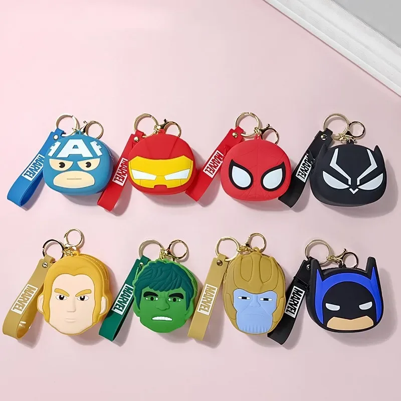 Marvel Heroes The Avengers Men's Short Wallet Soft Leather Zipper Coin Wallet Multi Functional Wallet Children's Birthday Gift view 2
