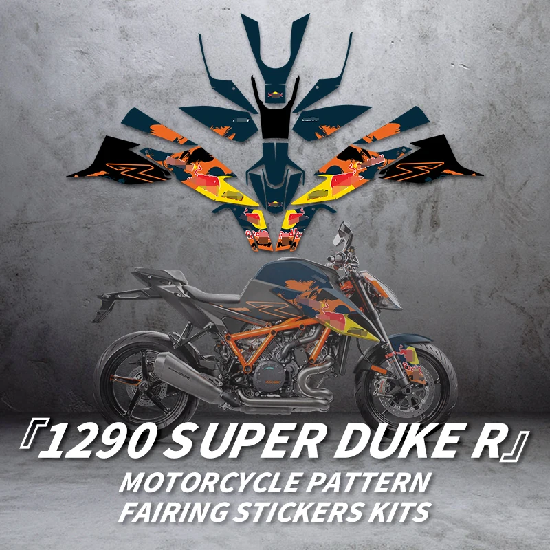 

Used For KTM 1290 Super Duke R Pattern Printing Stickers Kits Motorcycle Accessories Protection And Decoration Various styles