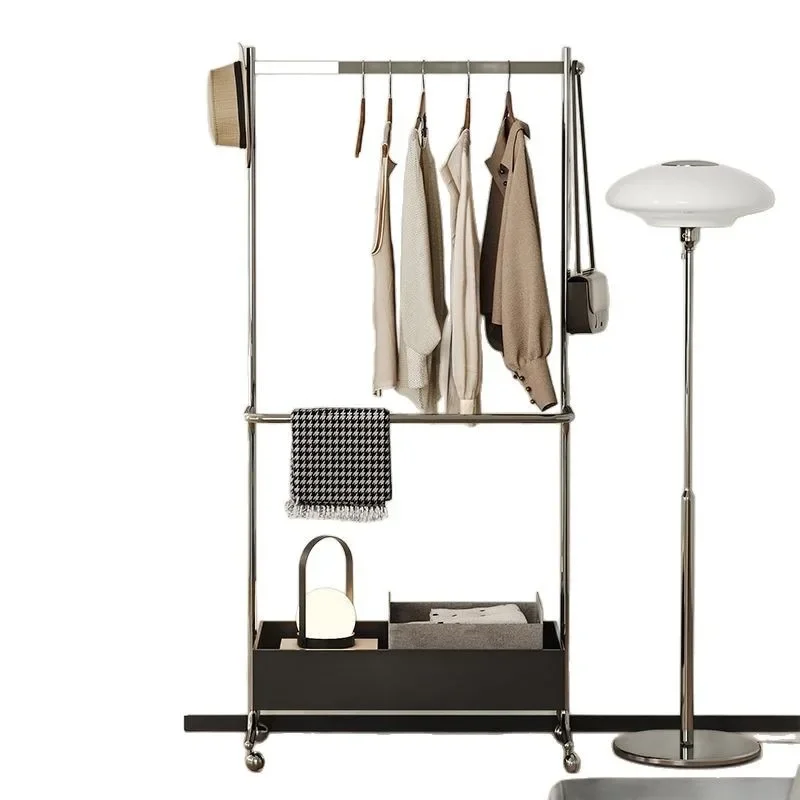 Hanging hanger floor-to-ceiling bedroom room modern coat rack indoor vertical simple clothes rack