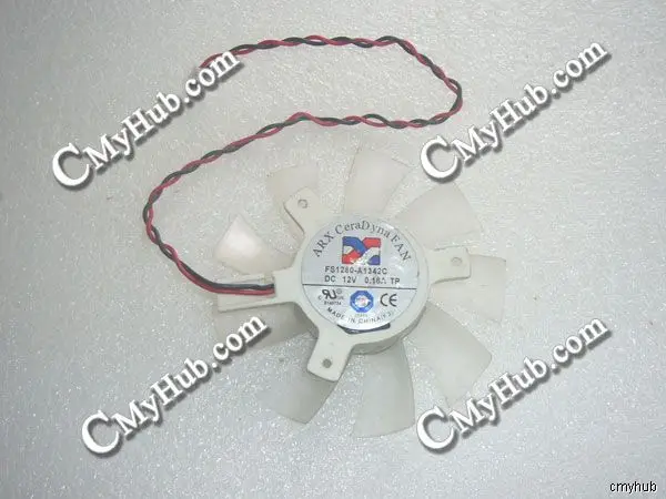 Для Sapphire HD4830 HD4850 FS1280-A1342C DC12V 0.18A 80x80x15 мм 2Pin графическая карта охлаждение вентилятора