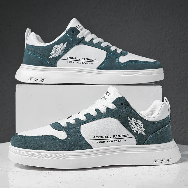 

Мужские кроссовки на платформе Прогулочная обувь Рабочая обувь Черно-белые кроссовки Удобная классическая рабочая обувь