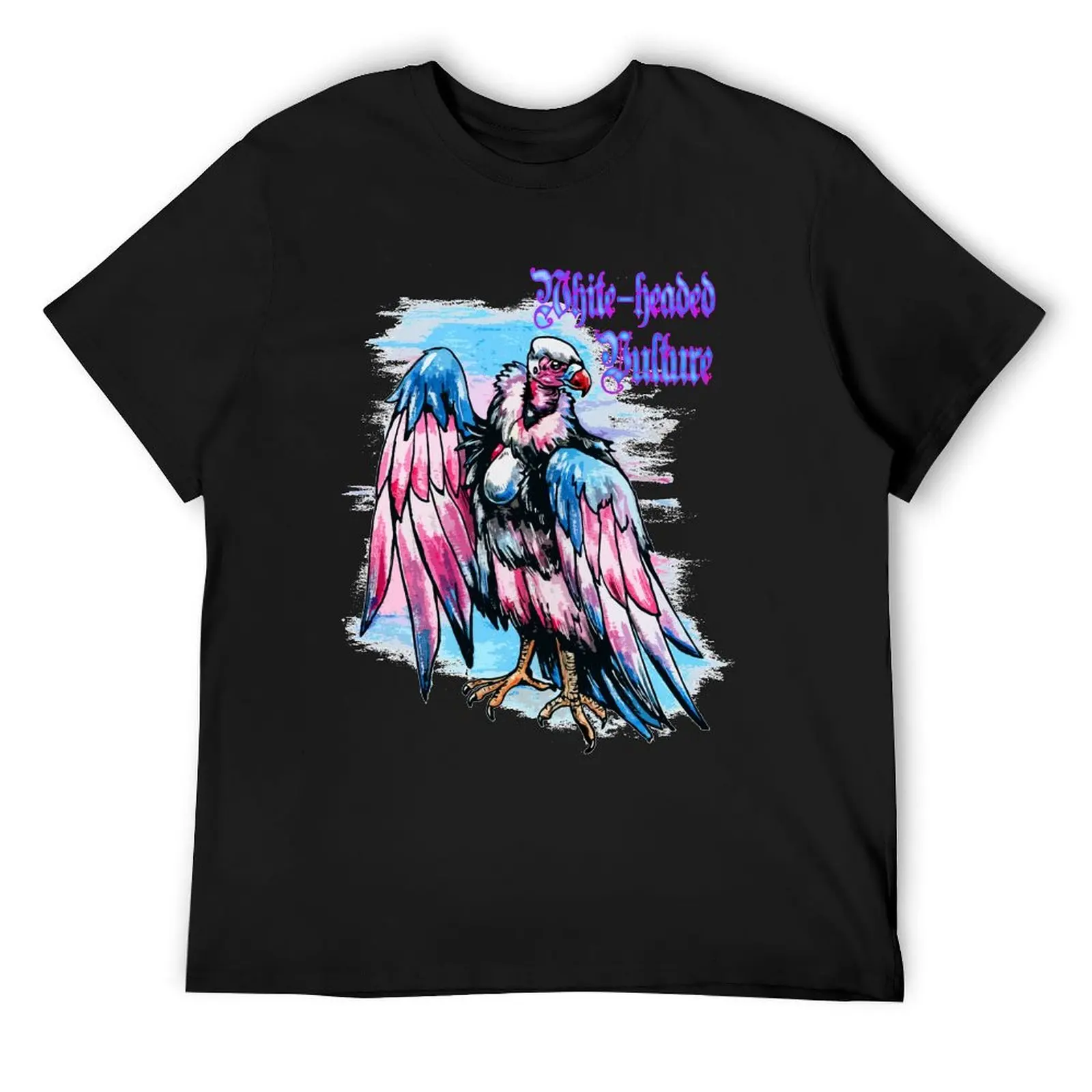 

Pride Vultures: Transgender White-headed Vulture T-Shirt graphic tee shirt luxury designer Men's t-shirt