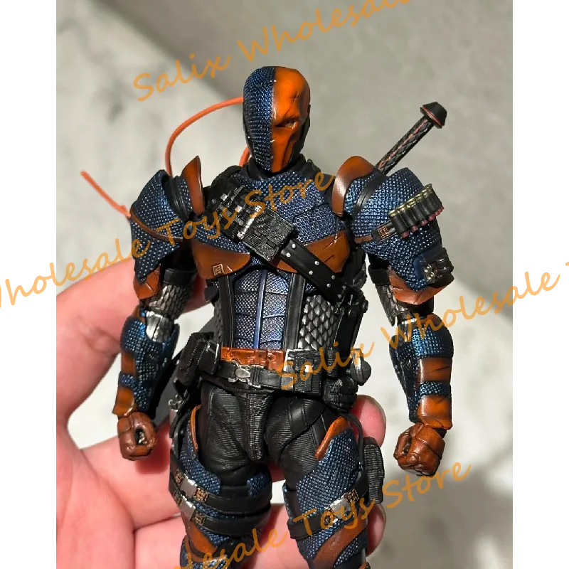 Original Lpzz Toys U-P-Finegures 1/12 Dc002 Deathstroke Arkham Knight Finished Modle Deathstroke Action Anime Figure Gifts Toys
