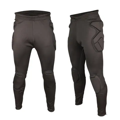 Men Soccer Goalkeeper Training Pants EVA Thicken Sponge kneepad Protection Mens Football Rugby Knee Hip Pad Trousers Long Pant
