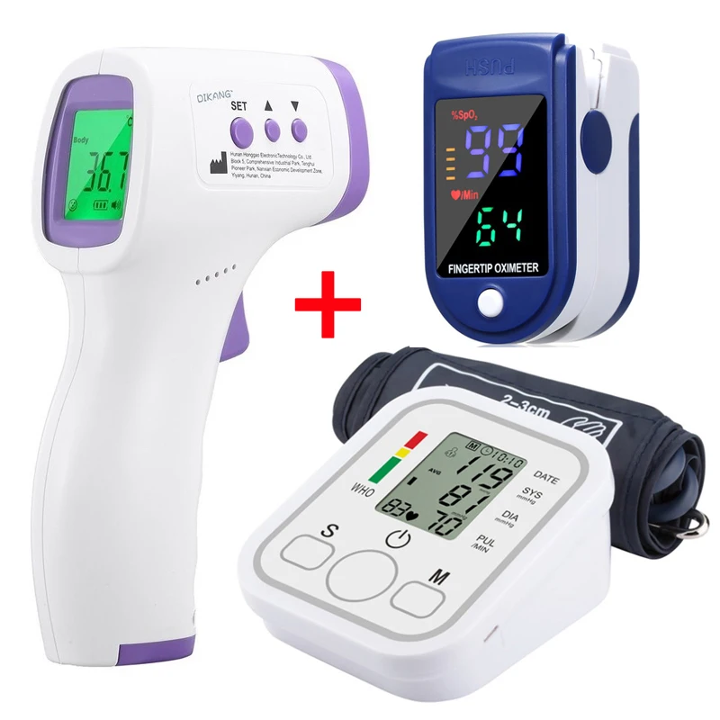 Automatic Digital ARM Blood Pressure Monitor Sphygmomanometer Tonometer Tensiometer Heart Rate Pulse Meter BP Monitor Healthy