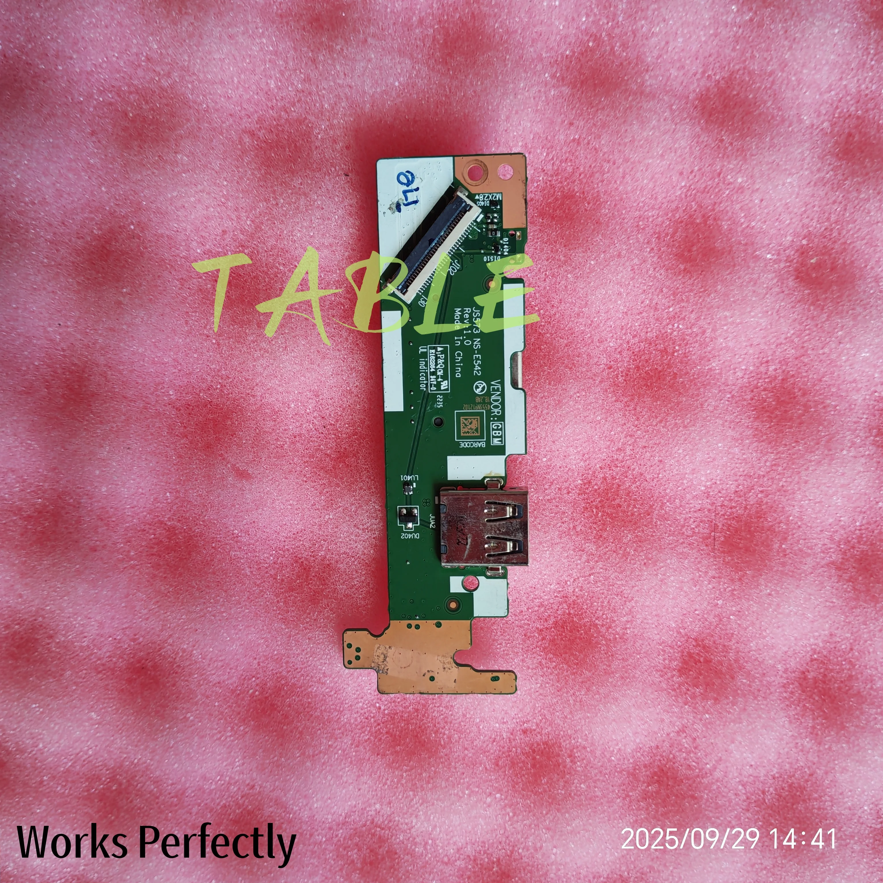 for Lenovo IdeaPad 15 ALC 7 USB board, switch board, card reader small board NS-E542