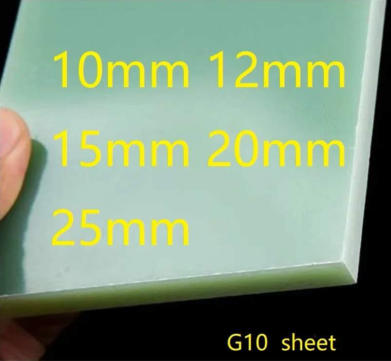 WESTCREEK 10mm 12mm 15mm 20mm 25mm green epoxy plate G10 insulating plate insulation board fiberglass sheet glass fiber FR4 GFRP