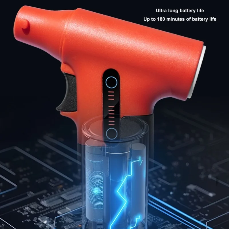 

Портативный ручной турбовентилятор с USB-зарядкой, скорость вращения 120000 об/мин, для кемпинга и автомобиля