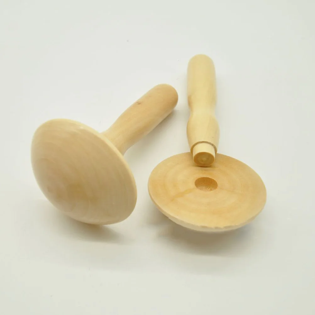 

Knitting Mushroom Premium Wooden Darning Tool No Burrs Multi-Use Diy Sewing Aid For Fabric Repair Handicrafts Craft