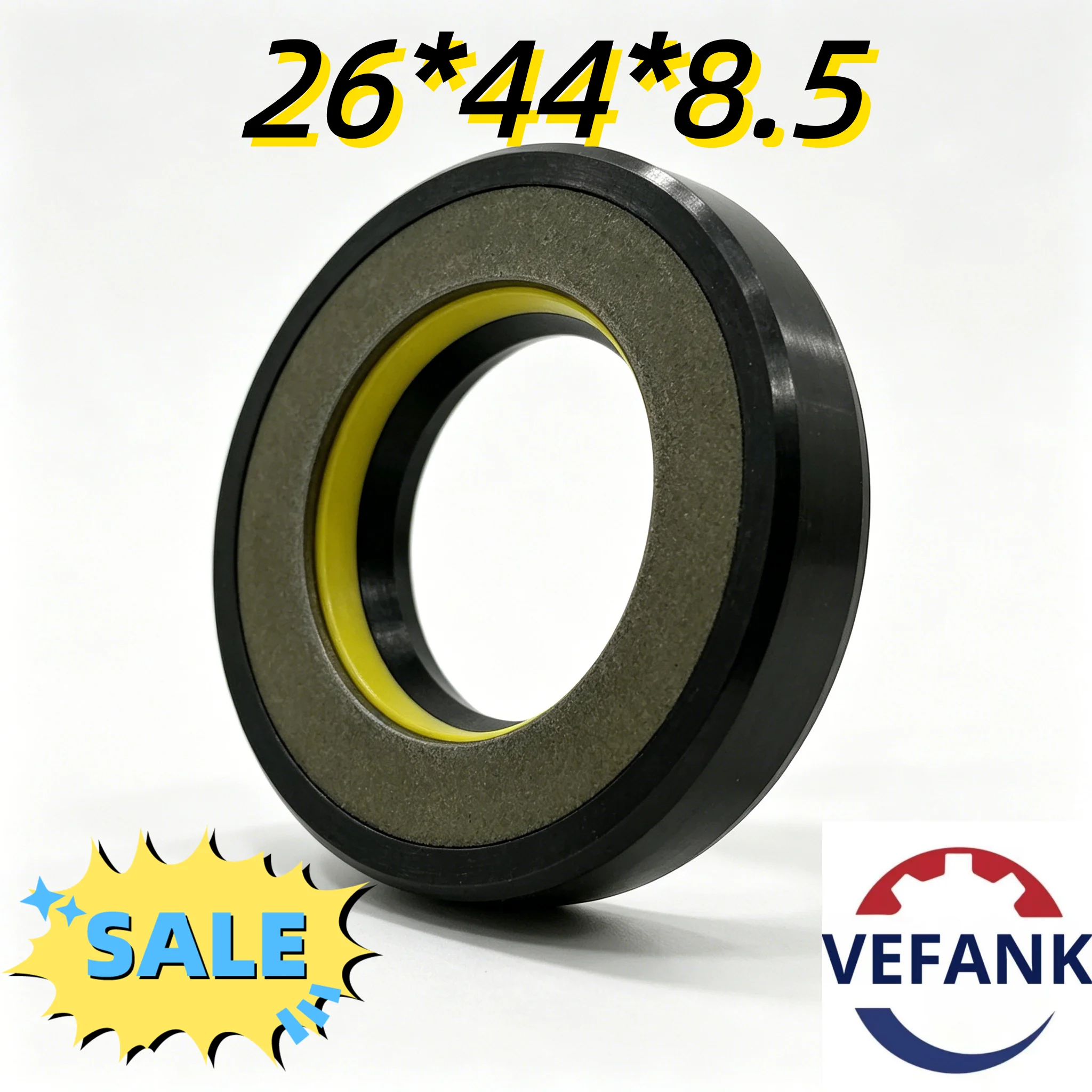 

VEFANK NBR 26*44*8.5 power steering oil seal made in China, large stock,high pressure
