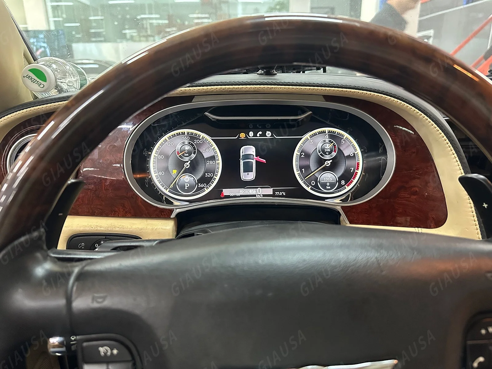 12,3-дюймовый автомобильный ЖК-дисплей приборной панели для Bentley Continental GT 2005-2019 авто цифровой кластер виртуальный кабин спидометр новое обновление