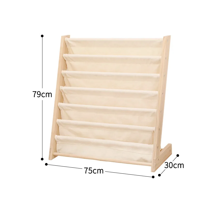 Bookshelf Kids Single-Sided  Birch Plywood Wooden Library Bookcase  bookshelf for classroom