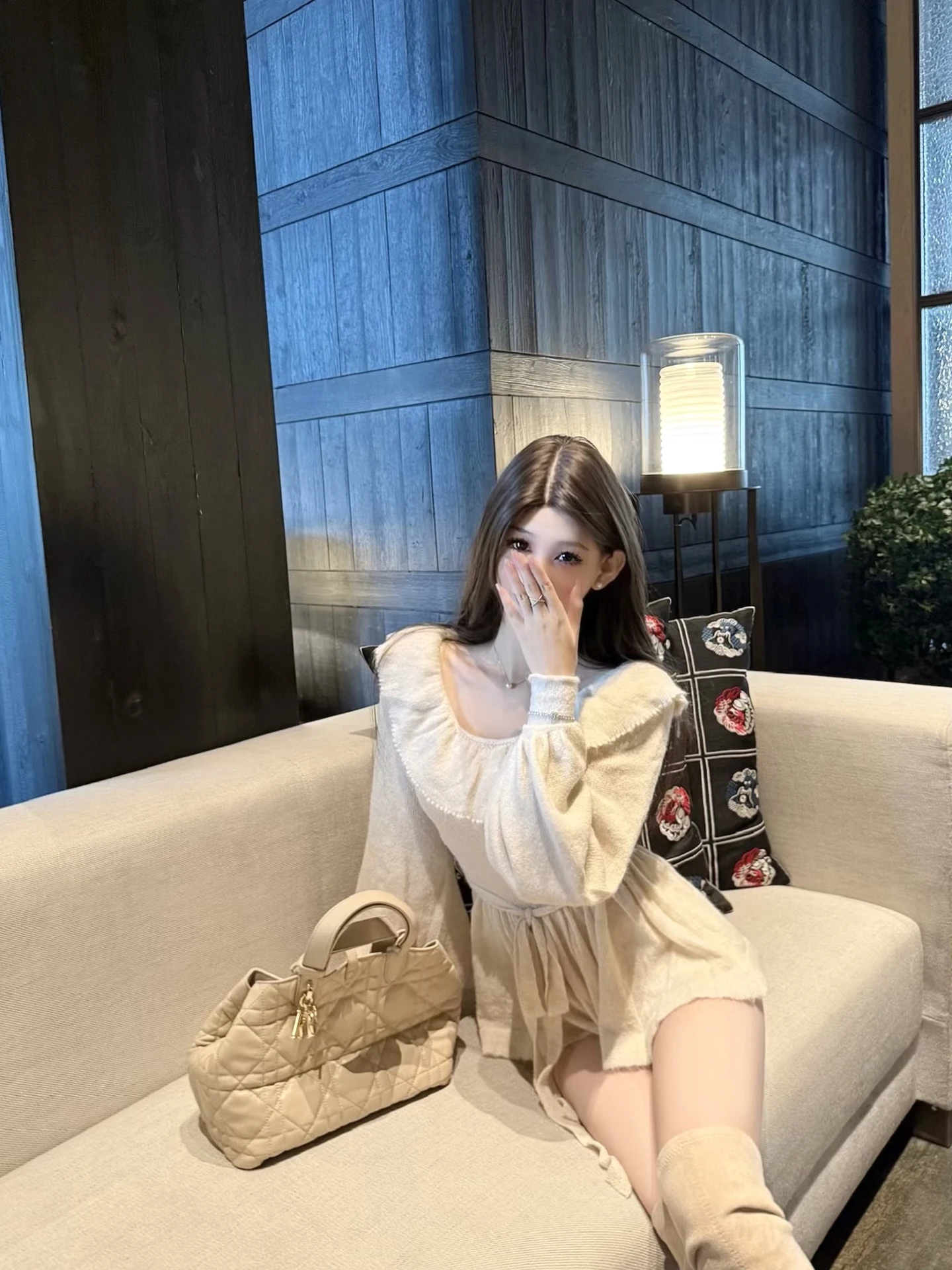 

Женский вязаный свитер CCZEE Moon Godd с поясом на талии, осенний, модный, теплый, для повседневной носки, однотонный