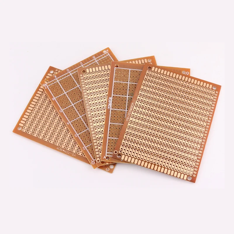 5/10PCS 5x7/7x9CM DIY Welding Training Prototype Paper PCB Experiment Matrix Bakery Universal Circuit Board Two-Connected Holes