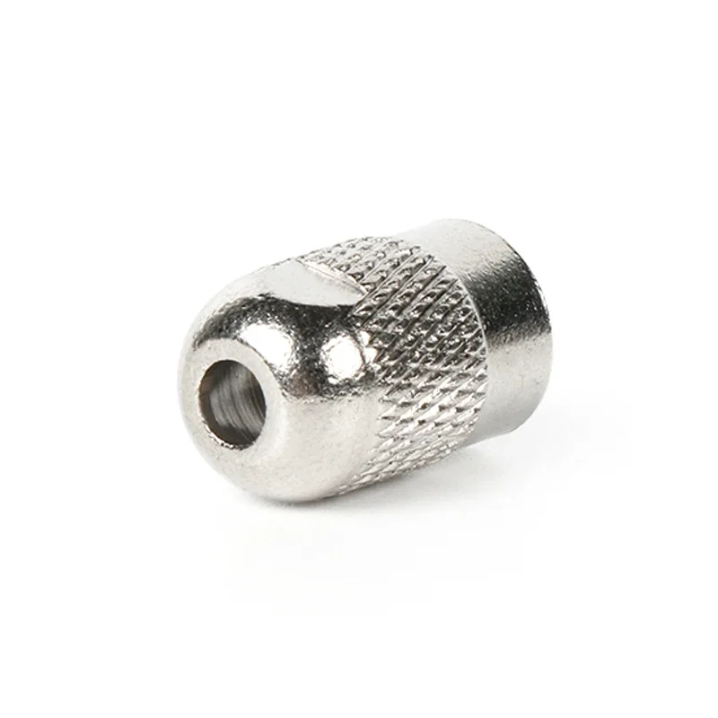 10PCS/lot Dremel Tools Accessories Stainless Steel Nuts Screw Cap Electric Mill Grinder Shaft Dremel Rotary Tools M8*0.75mm