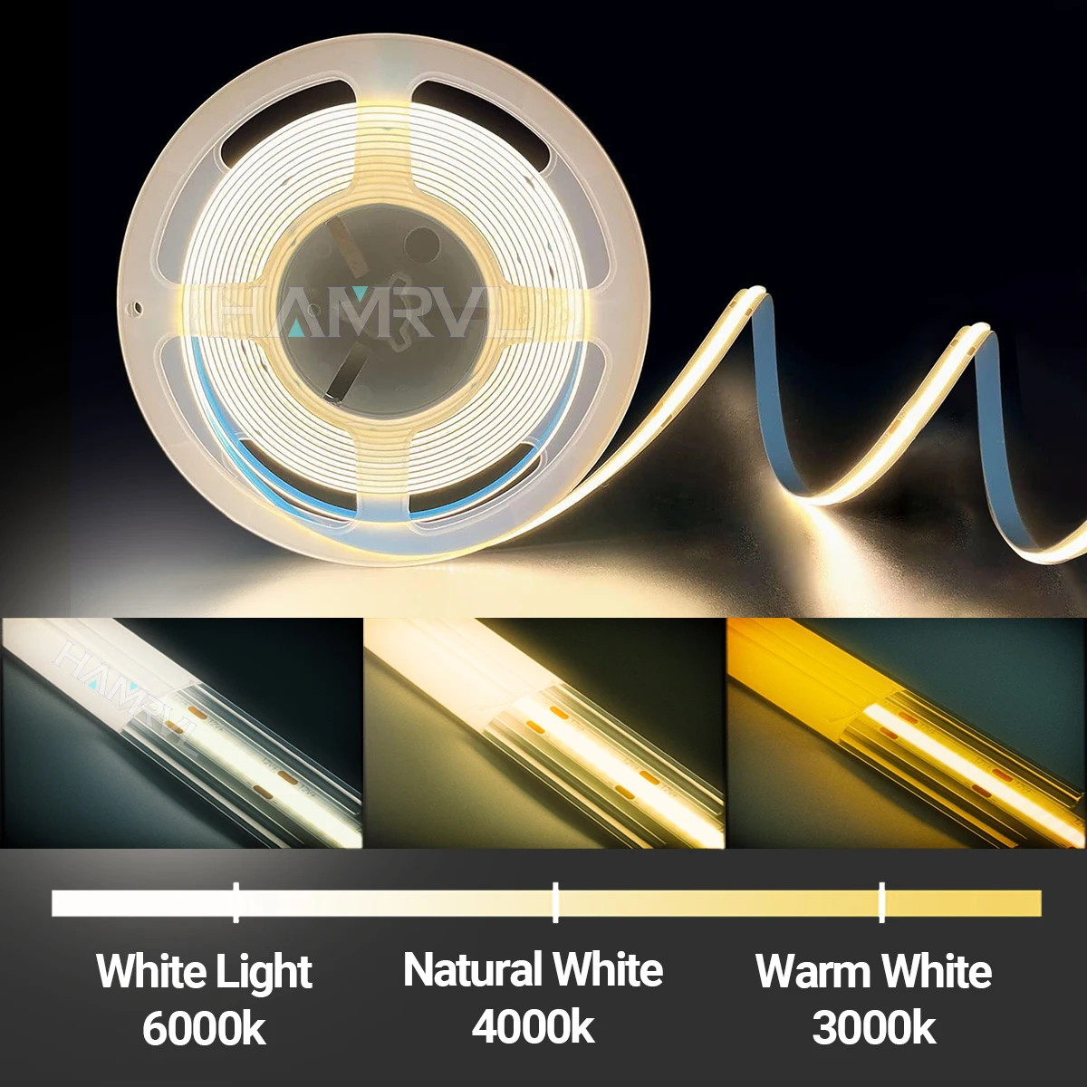 12V COB LED Strip Light Wardrobe Shelf Pantry Showcase Under Cabinet Backlight Lamp Room Deco High Density Linear Flexible Light