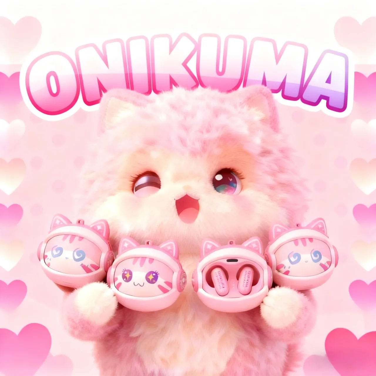 

ONIKUMA TX603 True Wireless Bluetooth Headphones Wireless Headphones Noise Canceling Headphones Rolling Cute Style Pendant