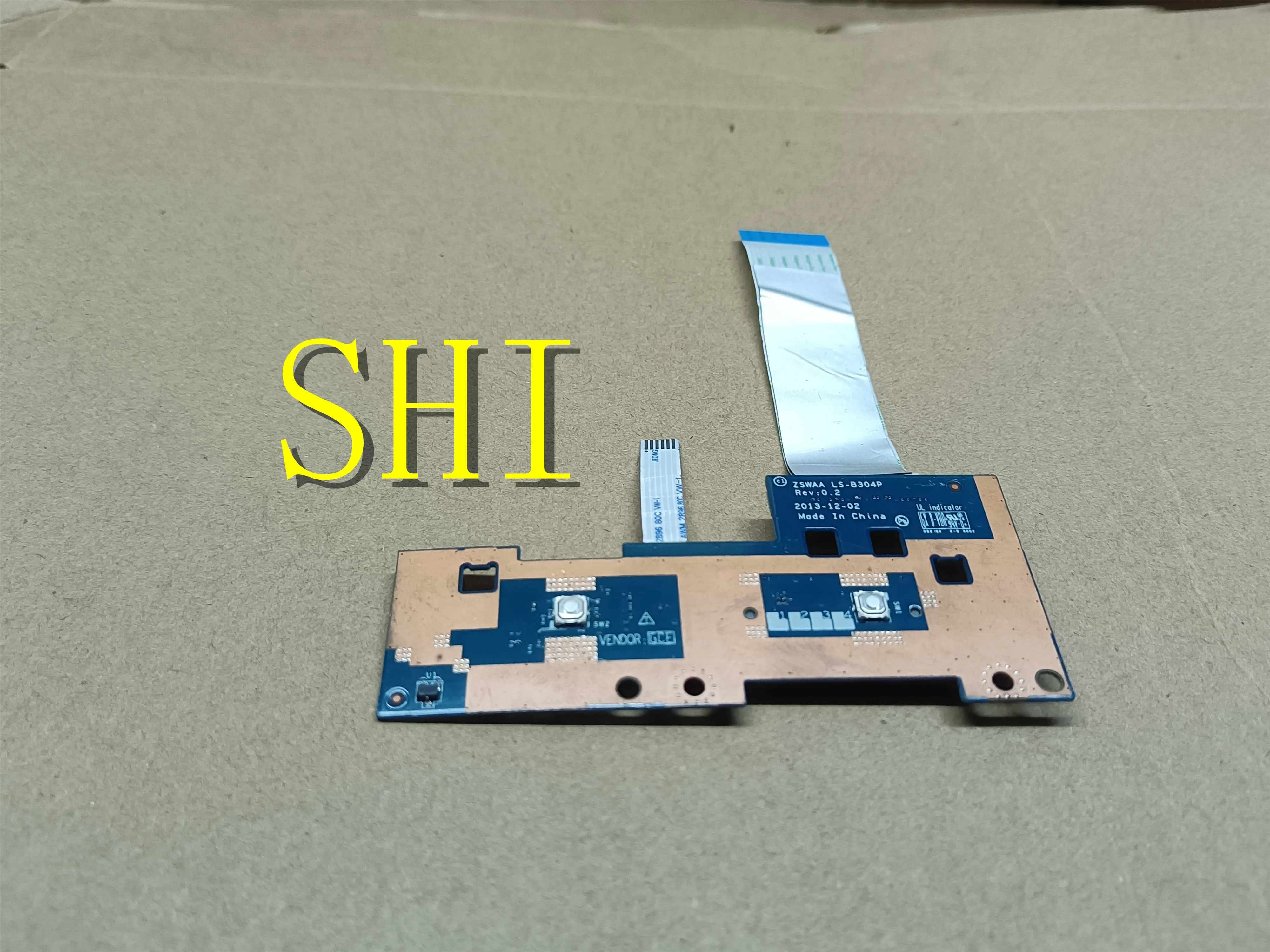 LS-B304P  FOR Original for Toshiba Satellite C55-B5240  Card Reader Button Board C55-B5240   fully tested