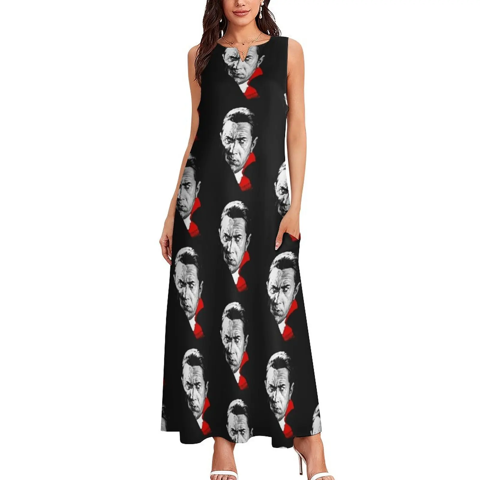 Vampire Bela Lugosi Distrustful Glance Dracula Long Dress Women long dress women's summer dresses 2025