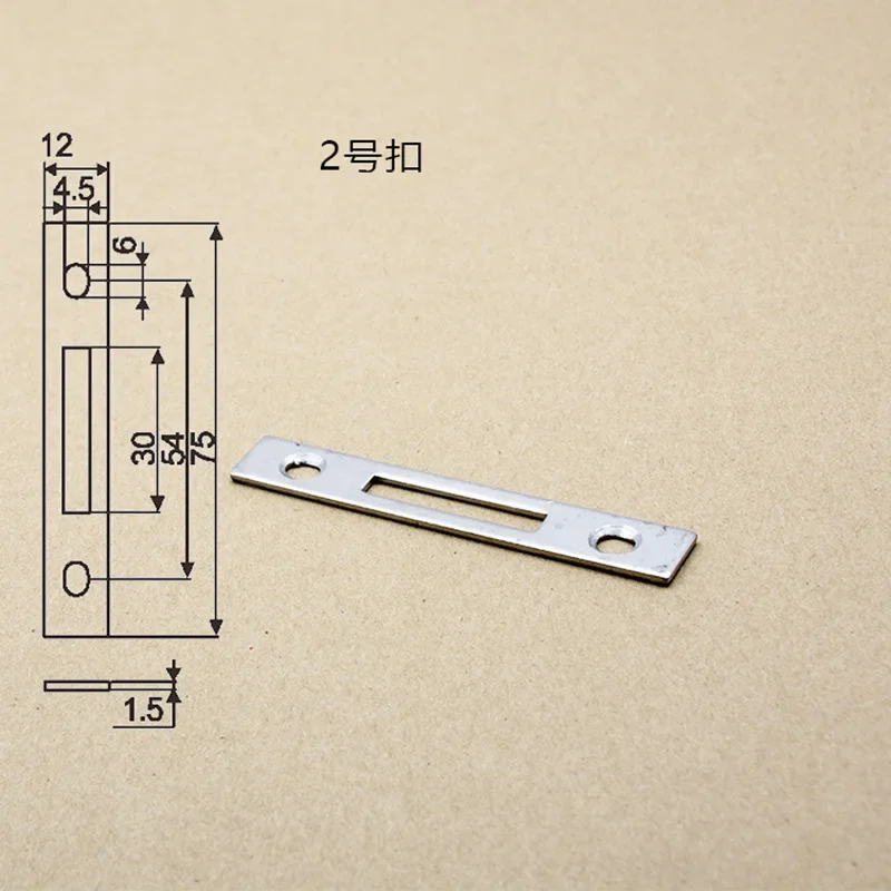 알루미늄 합금 슬라이딩 도어 및 창 하드웨어 바 후크 잠금 이동식 도어 잠금 장치 Patrs 좌석 잠금 플레이트
