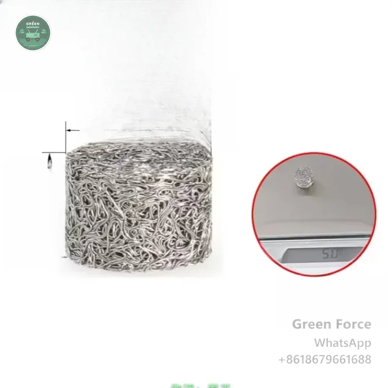 -Resistant 304 Stainless Steel Compressed Woven Mesh Foam Spray Core Filter