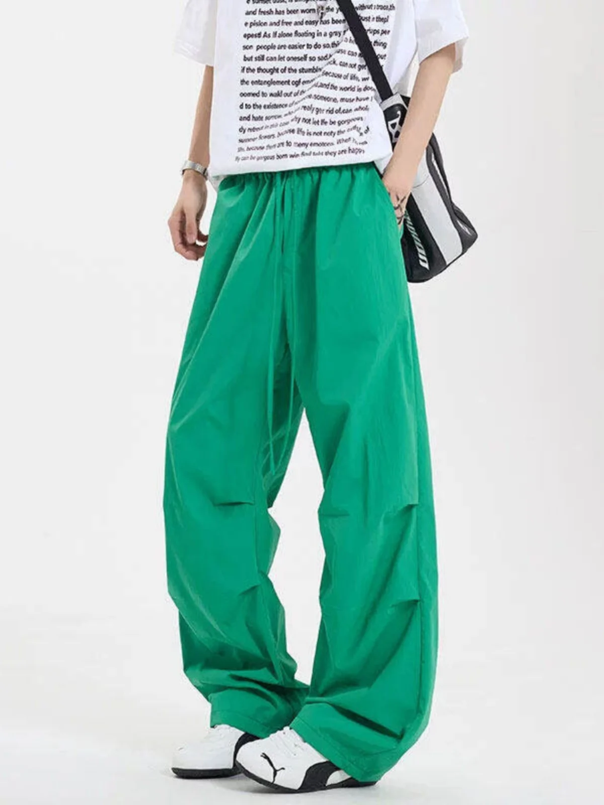 

een Folded Paratrooper Assault Pants Men's American Functional Sle Climbing Trousers Small Design Sense Workwear