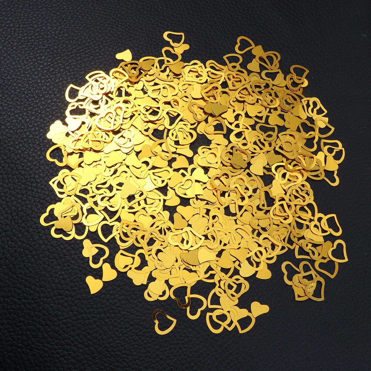 

3000 Pcs Decoration Peach Heart Sprinkle Props Confetti Glitter Shape Colorful Sprinkles for Table Dining Birthday Party Golden