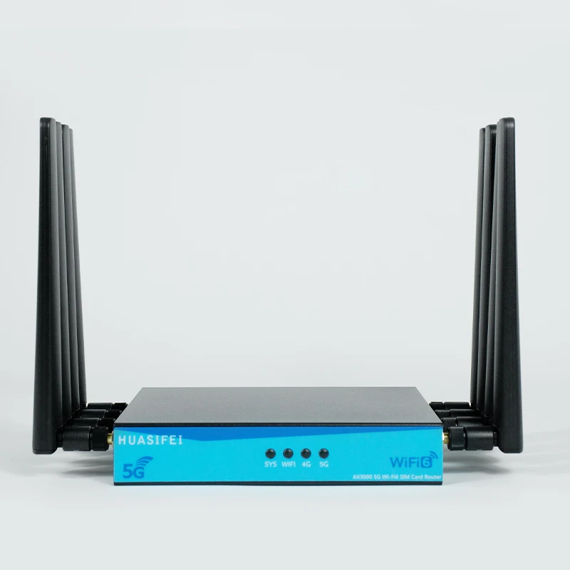 Prędkość bezprzewodowa 3000Mbps wifi6 5g lte router gniazdo sim dwuzakresowy gigabitowy port LAN/WAN router wifi 5g