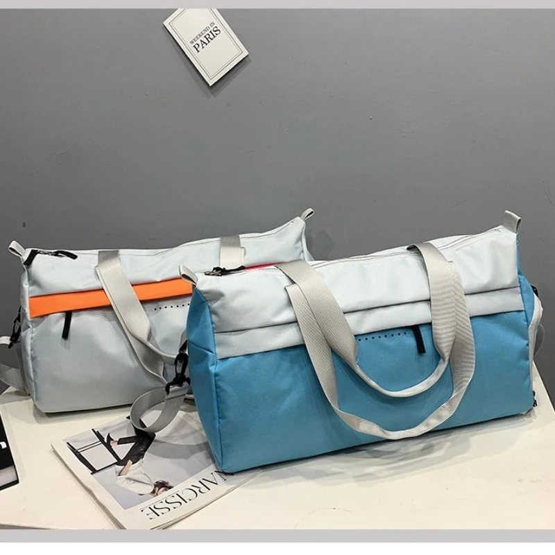 

Travel Bag Female Large Capacity Sports Fitness Graffiti Printing Swimming Business Trip Leisure Bag Portable Luggage Bag