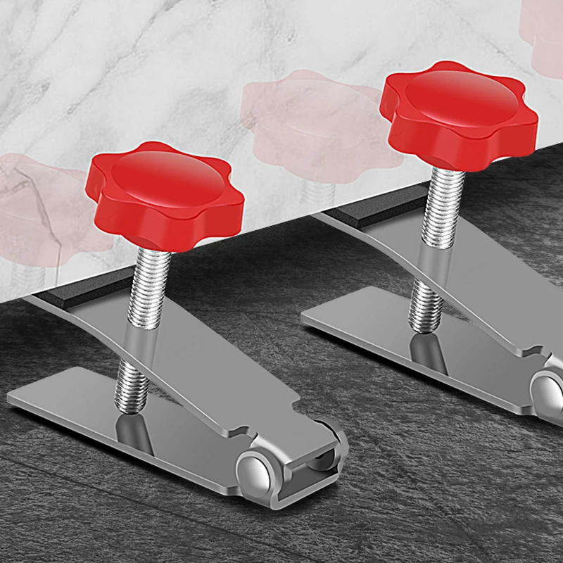 

1PCS Adjustable Tile Lifter Tile Height Regulator Thickened Base Easy Height Adjustment Single Regulator Strengthened Bracket