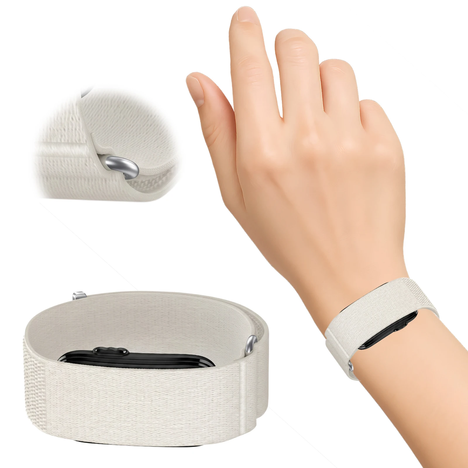 for CIRQA Smart Band Micro-Adjustable Performance Loop with Quick-Release Clasp Adjustable Sport Watch Strap for Women Men