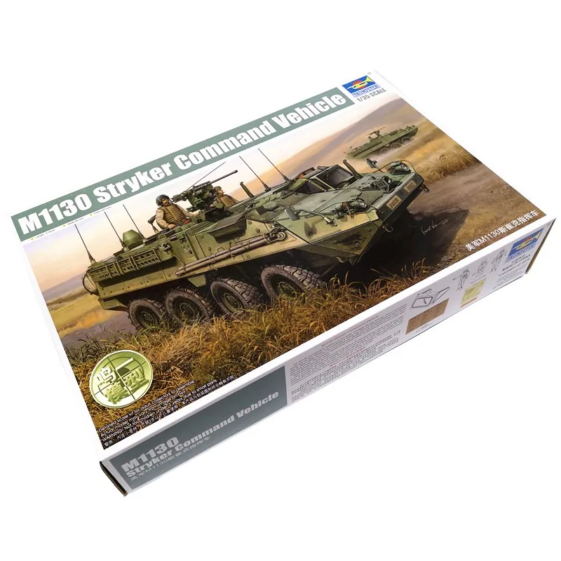 

Комплект масштабной модели танка Trumpeter 00397 США M1130 Stryker, командный автомобиль с восемью колесами, 1/35,