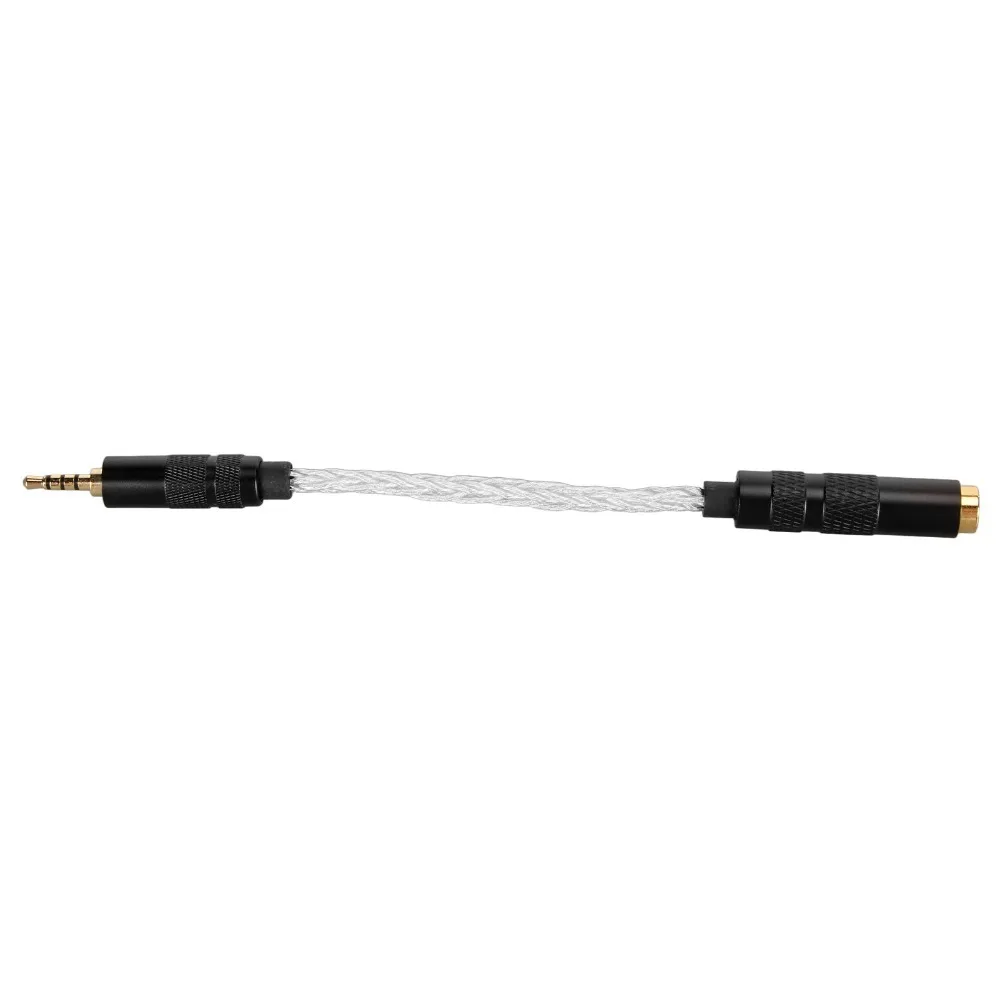 8-Strand Single Crystal Copper 4.4mm Female to 2.5mm Male Sound Cable for Sound Players with 2.5mm Balanced Ports