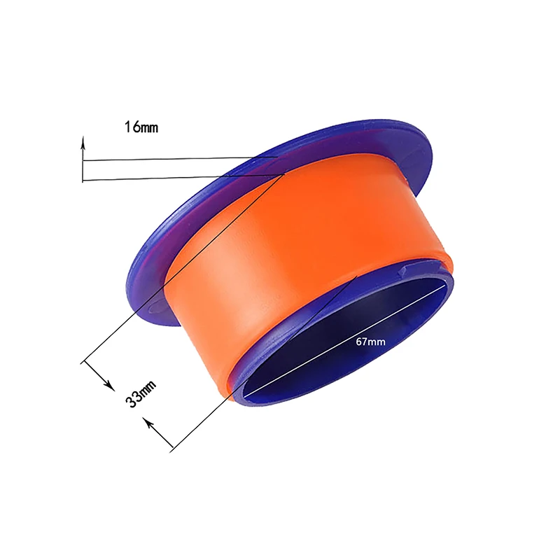 2 Pcs Plastic Film Wrap Dispenser, Handheld PP Stretch Film Handle, Hand Protection from Scratches, Environmentally Friendly