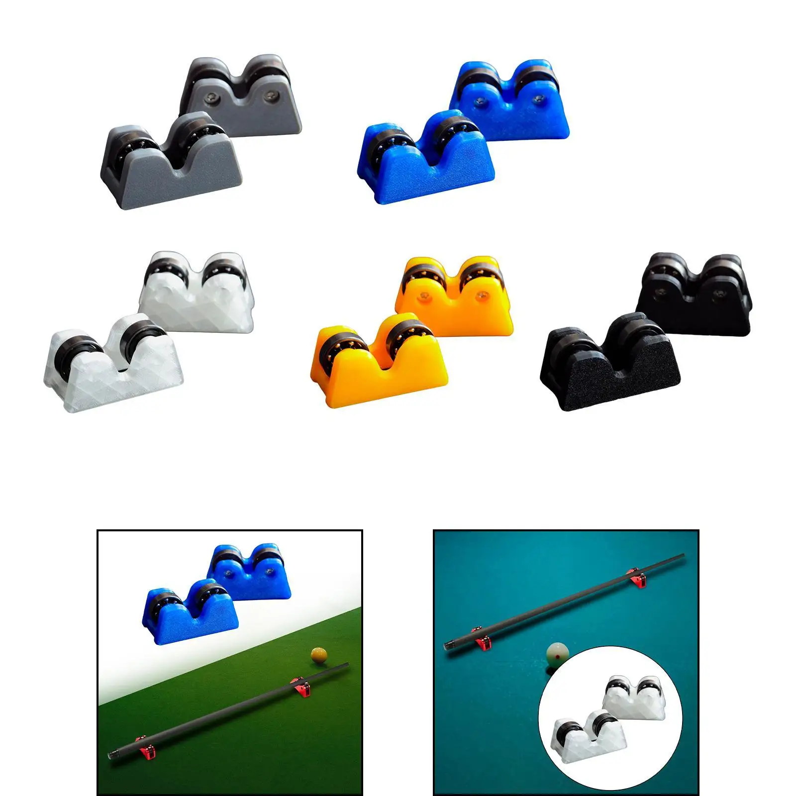 

2x Billiard Straightness Checker Equipment Inspect Tool for Games Club Home