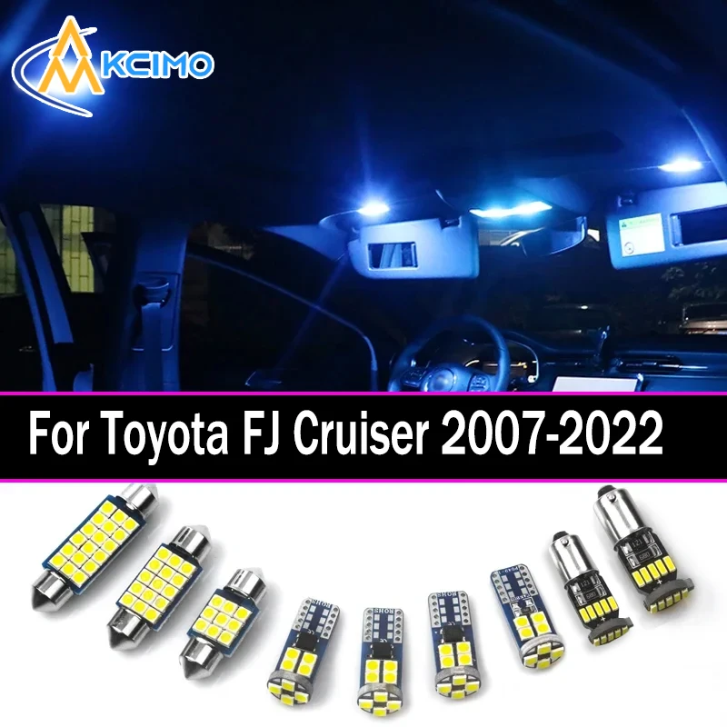 

Canbus Indoor Ceiling Bulbs For Toyota FJ Cruiser 2007-2022 Car LED Interior Map Trunk Light Kit
