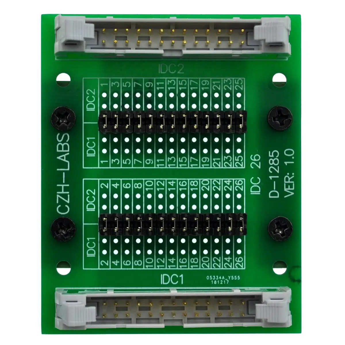 CZH-LABS DIN Rail Mount IDC26 2x13Pin 0.1