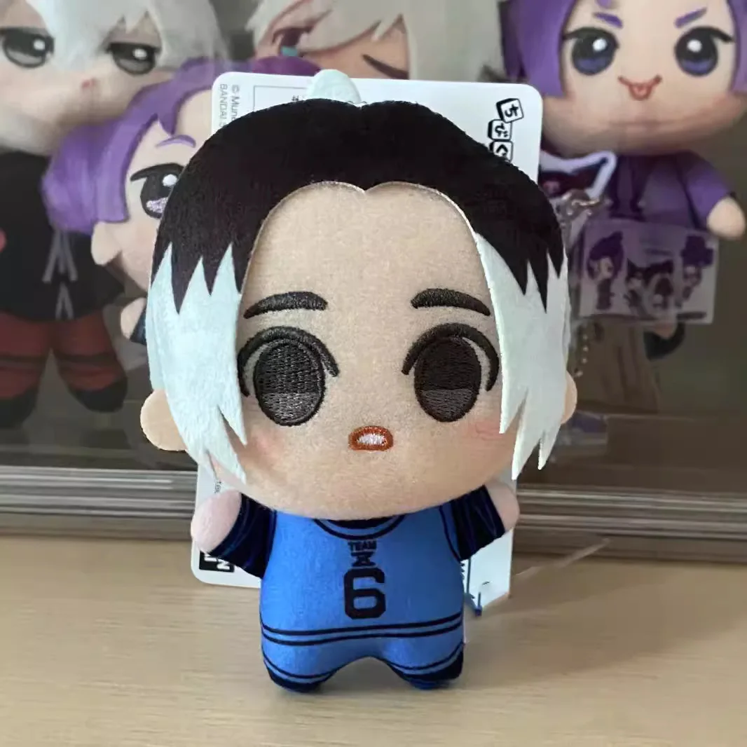 Anime bleu serrure Kunigami Rensuke Bachira Meguru Cosplay coton Maumet pendentif porte-clés dessin animé marionnette porte-clés ornement cadeau de noël