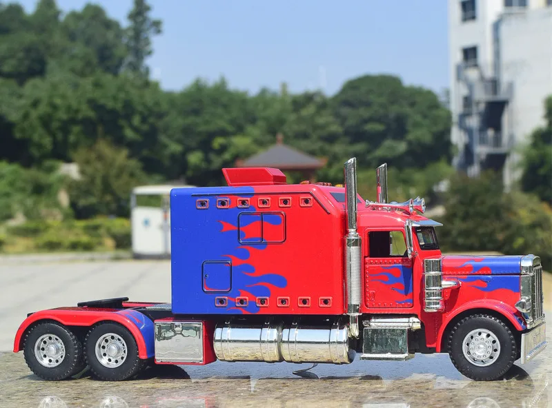 1/24 New Arrival Special Price Diecast Metal American Heavy Truck Car Model Furniture Display Collection Toys For Children