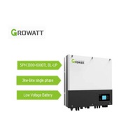 Growatt Solar Hybrid Inverter Sph5000~6000tl Bl-up Single Phase 2Mppts 230Vac Solar Inverters