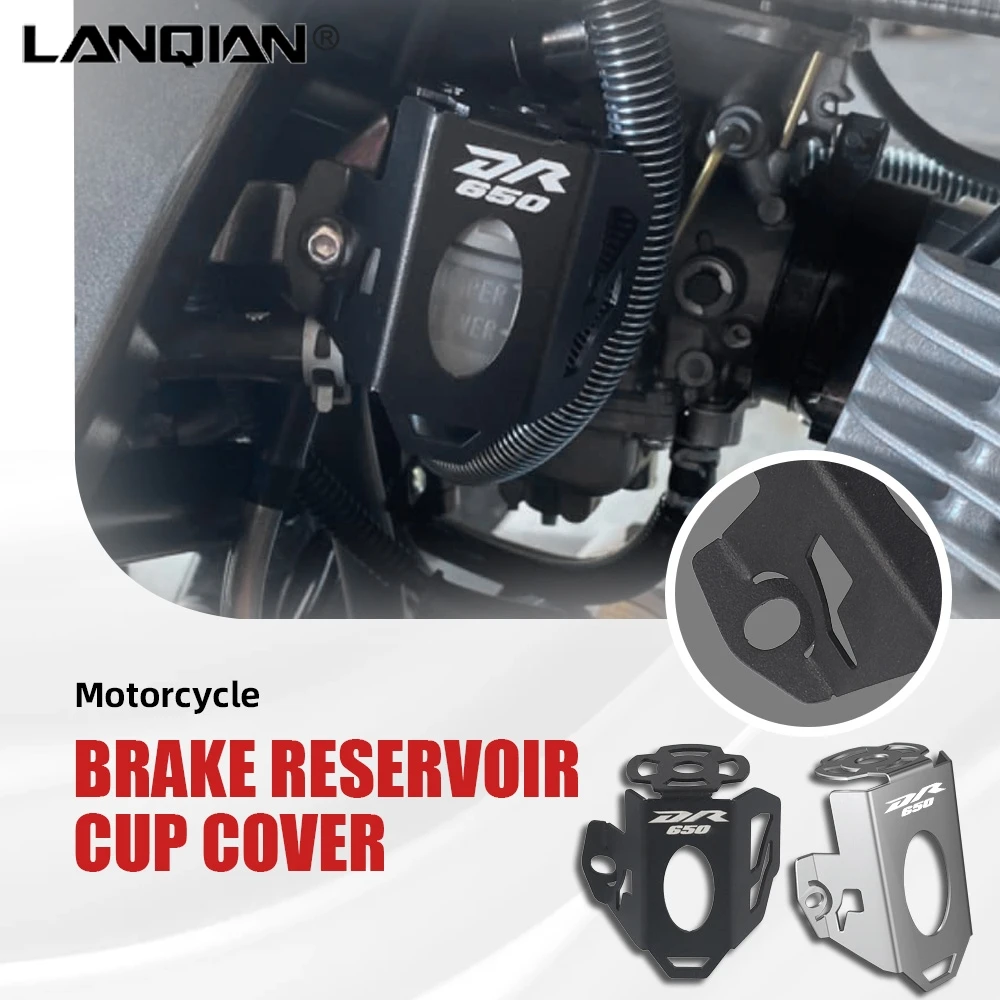 

FOR SUZUKI DR650 DR650S/SE R650SE Motorcycle Accessories Rear Brake Fuel Tank Fluid Reservoir Cover Cup Protector 1996-2024